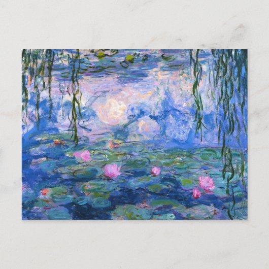 Watergelilies 1 briefkaart (Voorkant)