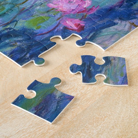 Watergelilies 1 legpuzzel (Zijkant)