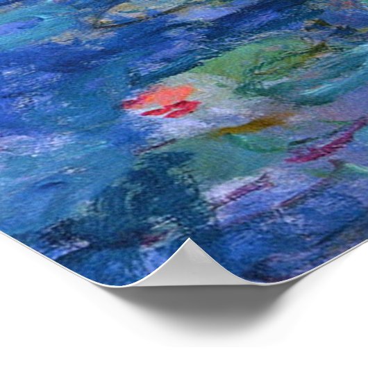 Watergelilies 1 poster (Hoek)