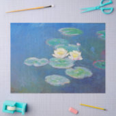 Watergelilies, verdampingseffect van Monet Tissuepapier (Craft)