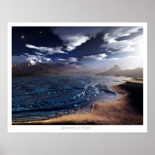 Watergeometrie Poster (Voorkant)
