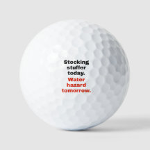 Watergevaar Morgen: Grappige Golfballen