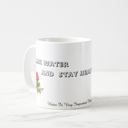 Waterglas Koffiemok (Voorkant links)