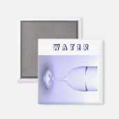 Waterglas Magneet (Voorkant / Achterkant)