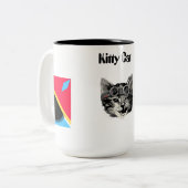 Waterglas Tweekleurige Koffiemok (Voorkant links)