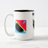 Waterglas Tweekleurige Koffiemok (Links)