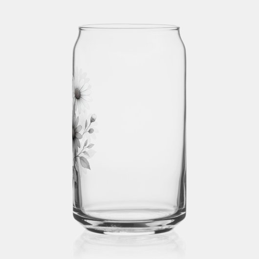 Waterglazen, drinkware, daisy design blikvorm glas (Links)