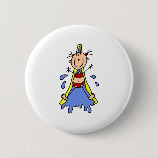 Waterglijbaan Knop Ronde Button 5,7 Cm (Voorkant)