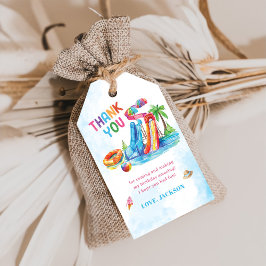 Waterglijbaan Splish Splash Verjaardagsfeest Bedan Cadeaulabel