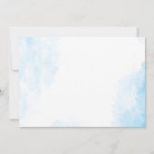 Waterglijbaan Splish Splash Verjaardagsfeestje Fot Kaart (Achterkant)