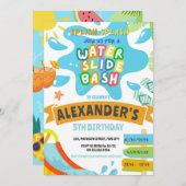 Waterglijbaan Waterglijbaan Park Bash Splash Verja Kaart (Voorkant / Achterkant)