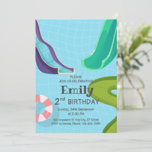 Waterglijbanen Zwembad Verjaardagsfeestje, Watergl Kaart