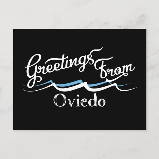 Watergolven van Oviedo Briefkaart (Voorkant)