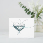 waterhart briefkaart (Staand voorkant)
