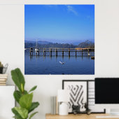 Waterhead Ambleside England Briefkaart Cushion Poster (Thuiskantoor)