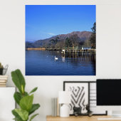 Waterhead Ambleside England Briefkaart Cushion Poster (Thuiskantoor)