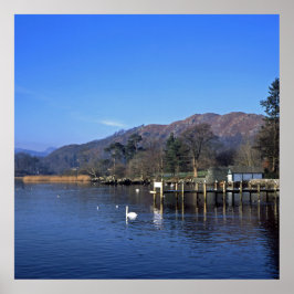 Waterhead Ambleside England Briefkaart Cushion Poster