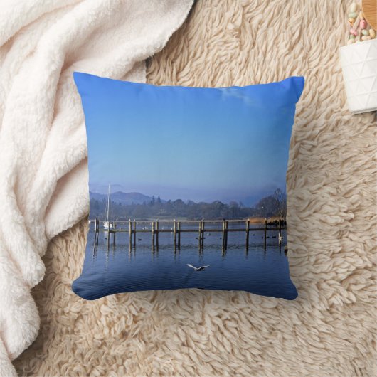 Waterhead Ambleside England Briefkaart Kussen (Deken)