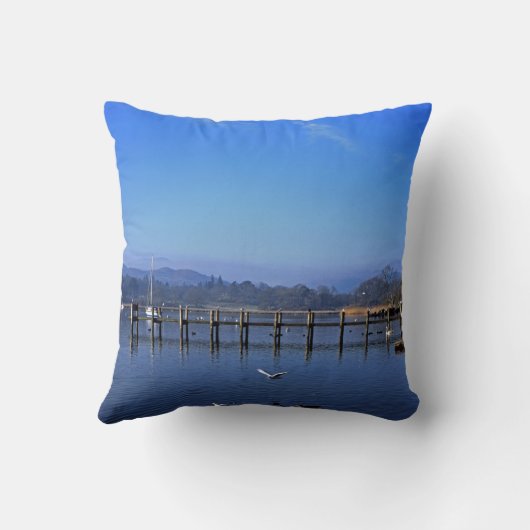 Waterhead Ambleside England Briefkaart Kussen (Achterkant)