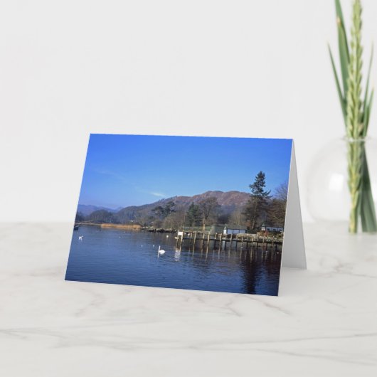Waterhead Windermere Engeland Bedankkaart (Voorkant)