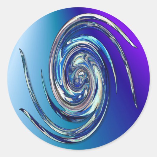 Waterheks Ronde Sticker (Voorkant)