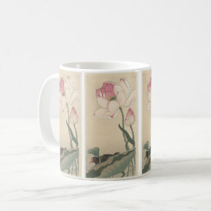 Waterhoen met Lotusbloemen van Ohara Koson Koffiemok