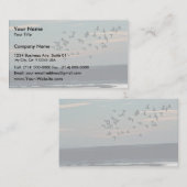 Waterhoenders, nationaal wildreservaat voor het no visitekaartje (Voorkant / Achterkant)