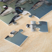 Waterhoenders van het westen legpuzzel (Zijkant)