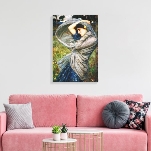 Waterhouse Boreas Canvas Print (Insitu (Woonkamer))