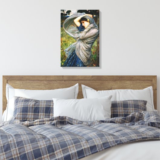 Waterhouse Boreas Canvas Print (Insitu (Slaapkamer))