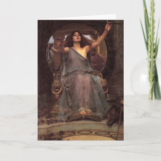 Waterhouse Circe Greeting Card Kaart (Voorkant)