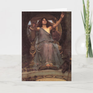 Waterhouse Circe Greeting Card Kaart