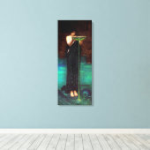 Waterhouse Circe Invidiosa Canvas Poster Afdruk (Insitu (Houten vloer))