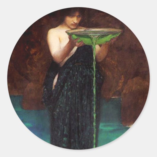 Waterhouse Circe Invidiosa Stickers (Voorkant)