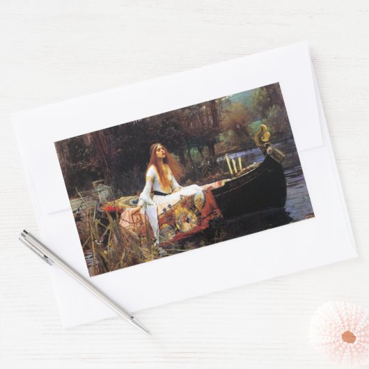 Waterhouse De Vrouwe van Shalott Stickers (Envelop)