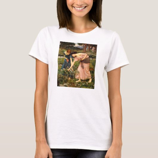 Waterhouse Gather Ye Rosebuds T-shirt (Voorkant)