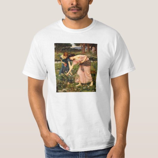 Waterhouse Gather Ye Rosebuds T-shirt (Voorkant)