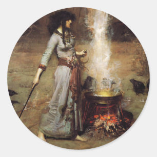 Waterhouse Het Magic Circle Bord Ronde Sticker