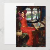 Waterhouse I Am Half-Sick Of Shadows Aankondiging (Voorkant / Achterkant)
