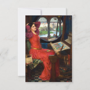 Waterhouse I Am Half-Sick Of Shadows Bedankkaart
