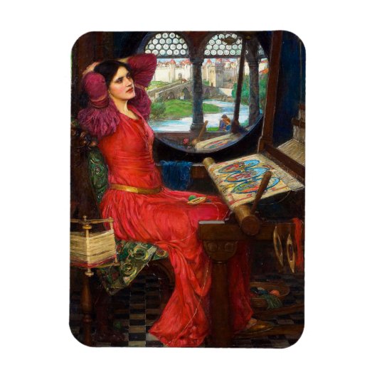 Waterhouse I Am Half-Sick Of Shadows Magneet (Verticaal)