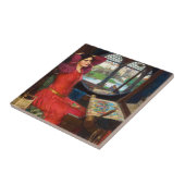 Waterhouse I Am Half-Sick of Shadows Tegeltje (Zijkant)