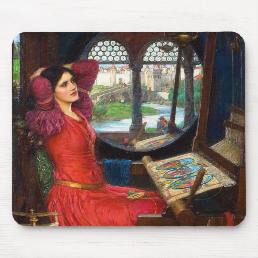 Waterhouse Ik Ben Half Suf van Schaduwen Muismat (Voorkant)