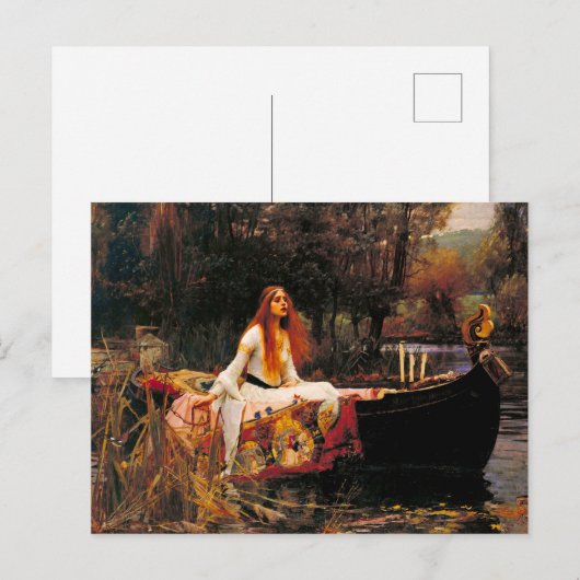 Waterhouse Lady van Shalott Briefkaart (Voorkant / Achterkant)
