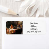 Waterhouse Lady van Shalott Etiket (Insitu)