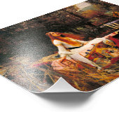 Waterhouse Lady van Shalott Foto Afdruk (Hoek)