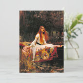 Waterhouse Lady van Shalott Kaart (Staand voorkant)