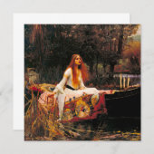 Waterhouse Lady van Shalott Kaart (Voorkant / Achterkant)