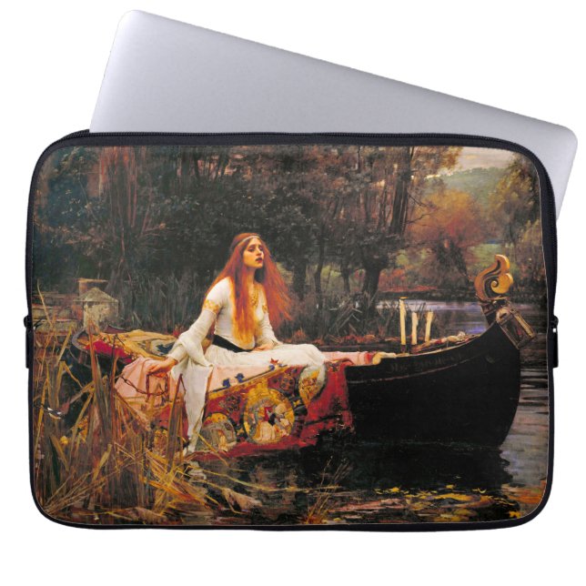 Waterhouse Lady van Shalott Laptop Sleeve (Voorkant)
