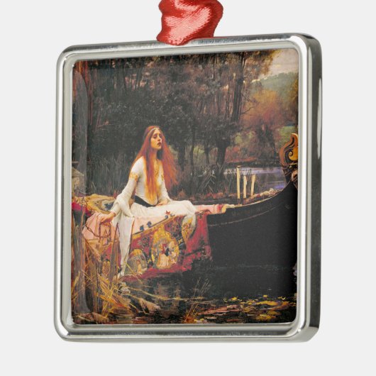 Waterhouse Lady van Shalott Metalen Ornament (Links)